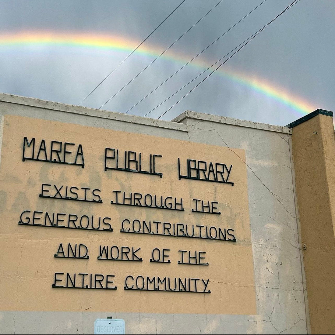 So you brought your kids to Marfa.