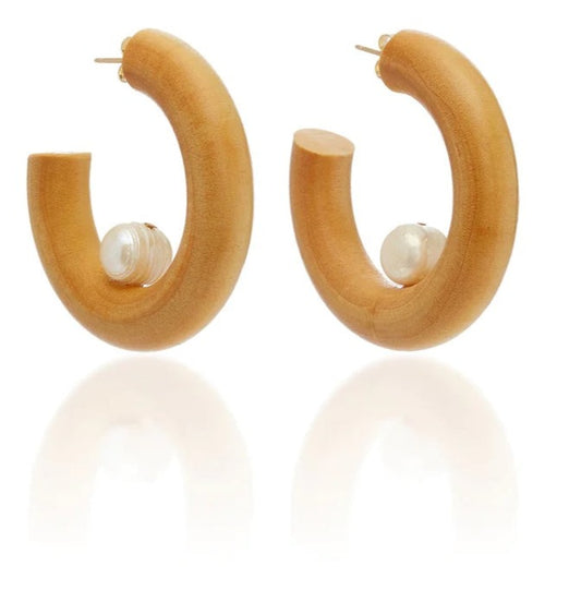 White Sun Earrings by Sophie Monet