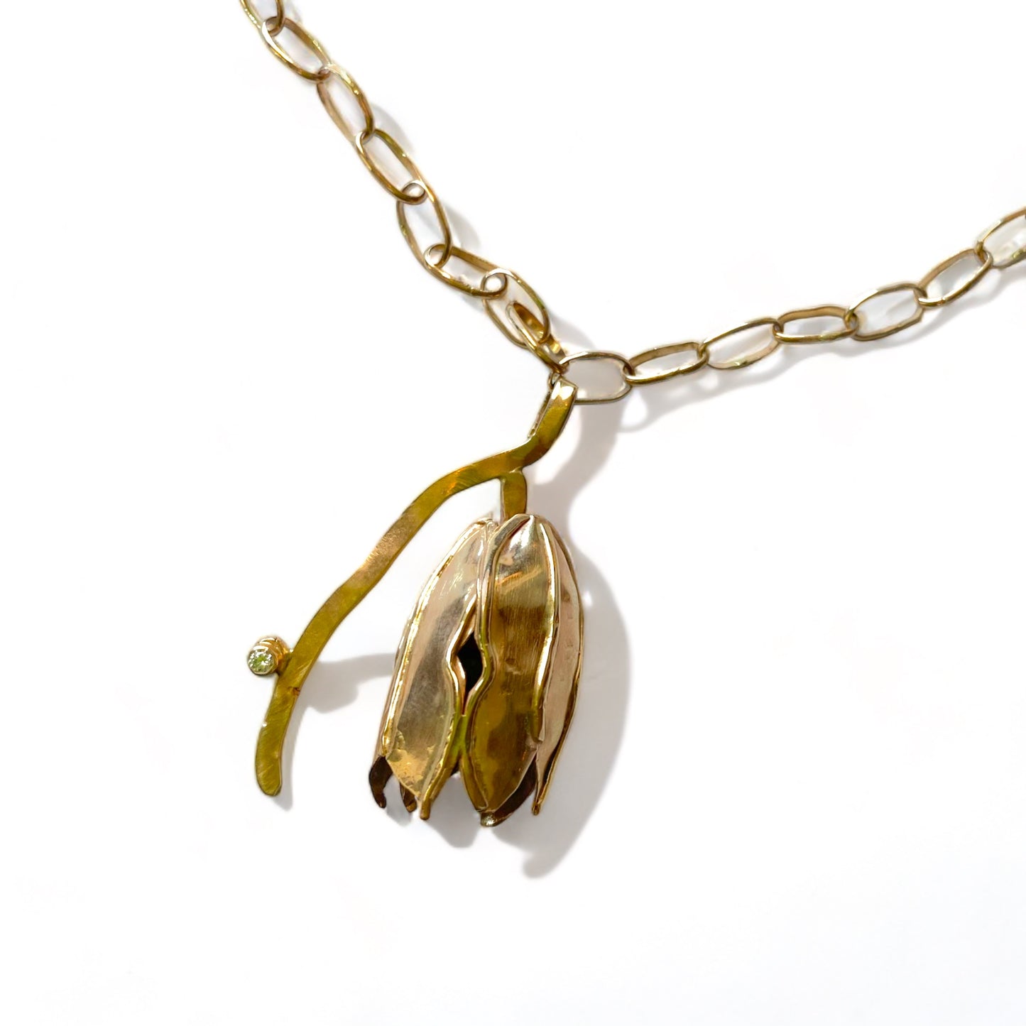 Handmade Yucca Blossom and Chain by Liza Makes Jewelry