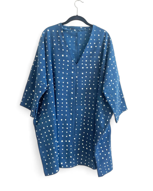 Indigo + Dots Tunic by Happy French Gang