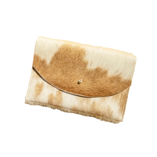 Speckled Cowhide Envelope Pouch by Primecut